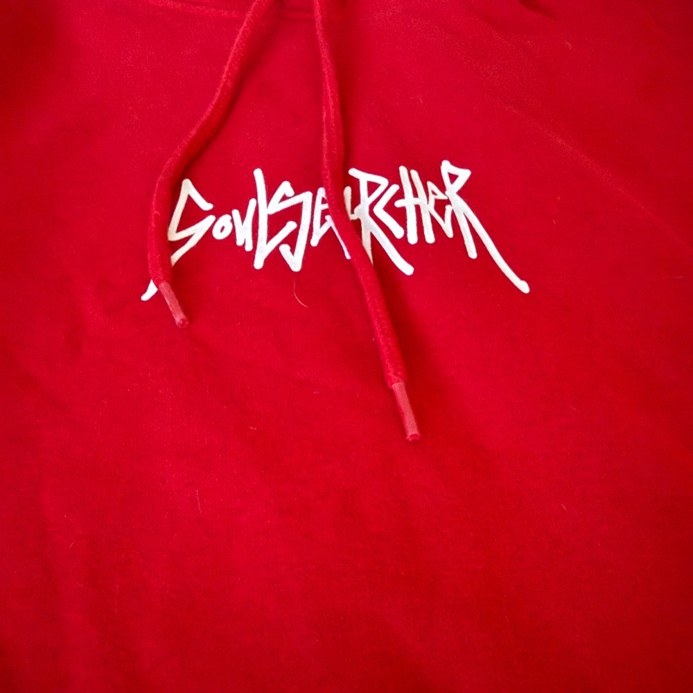 H&M Soul Searcher RARE Red Hoodie (Excellent Condition) - Picture 3 of 3